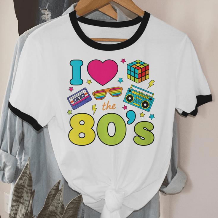 Dad I Love The 80's Retro 80s Nostalgia For Dad Unisex Cotton Ringer T-Shirt Dad I Love The 80's Retro 80s Nostalgia For Dad Unisex Cotton Ringer T-Shirt