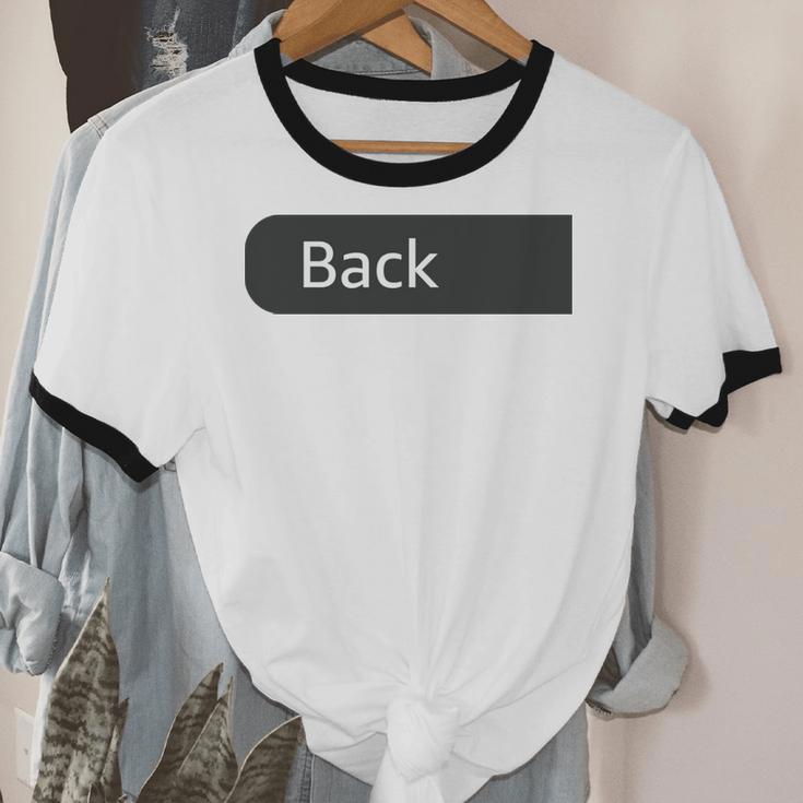 Dear Person Behind Me If You Can Read This Introvert Unisex Cotton Ringer T-Shirt