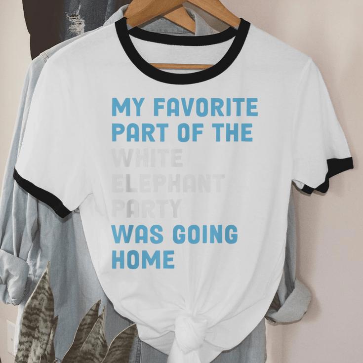 Elephant Party For Introvert Going Unisex Cotton Ringer T-Shirt