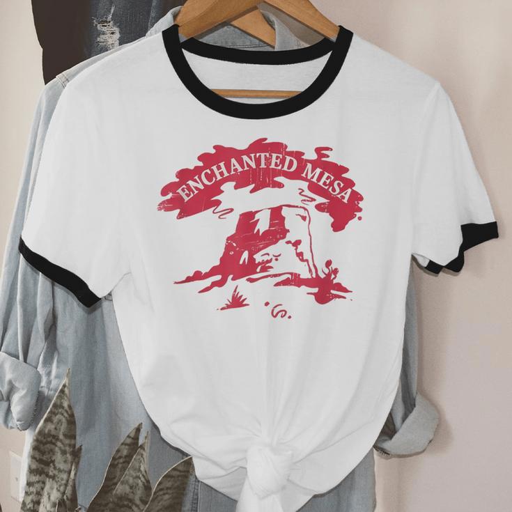 Enchanted Mesa Plateau Nostalgia Unisex Cotton Ringer T-Shirt
