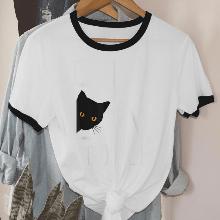 Ew People Cat Introvert Anti-Social Unisex Cotton Ringer T-Shirt Ew People Cat Introvert Anti-Social Unisex Cotton Ringer T-Shirt