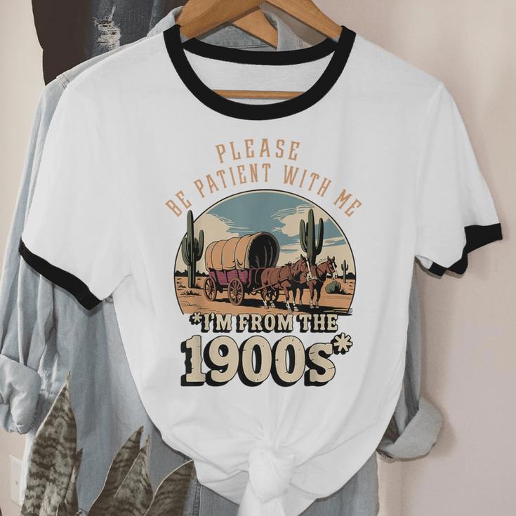 Father’s Day Please Be Patient With Me I'm From The 1900s Unisex Cotton Ringer T-Shirt Father’s Day Please Be Patient With Me I'm From The 1900s Unisex Cotton Ringer T-Shirt