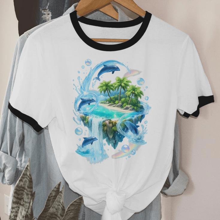 Frutiger Aero Unisex Cotton Ringer T-Shirt