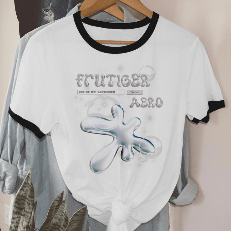 Frutiger Aero Y2K Fashion Trends Statement Piece Tech Orb Premium Tri-Blend Unisex Cotton Ringer T-Shirt Frutiger Aero Y2K Fashion Trends Statement Piece Tech Orb Premium Tri-Blend Unisex Cotton Ringer T-Shirt