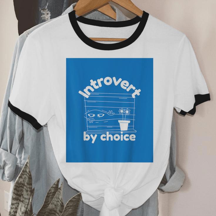 Fun For Introverts Unisex Cotton Ringer T-Shirt