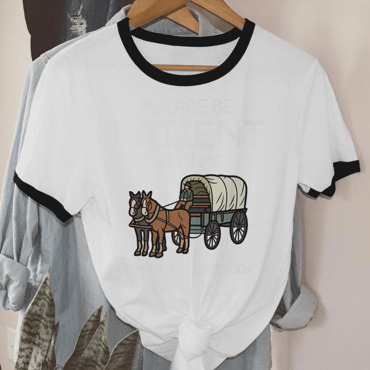 Funny Please Be Patient With Me I'm From The 1900s Premium Unisex Cotton Ringer T-Shirt Funny Please Be Patient With Me I'm From The 1900s Premium Unisex Cotton Ringer T-Shirt