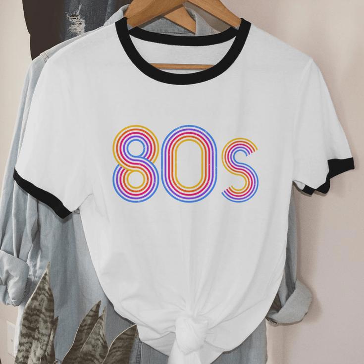 I'd Rather Be In The 80s Iconic Music Nostalgia Vintage Unisex Cotton Ringer T-Shirt