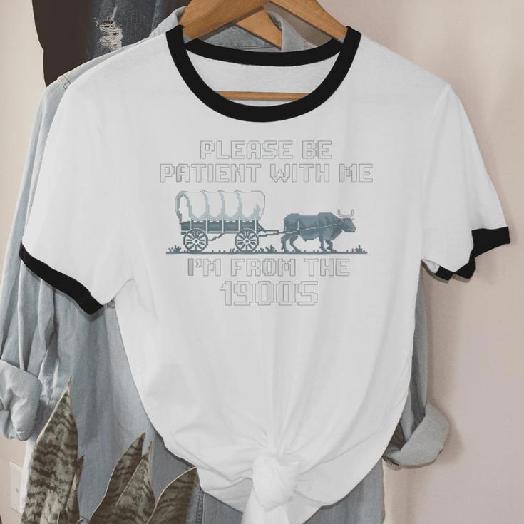 I'm From The 1900s Please Patient History Unisex Cotton Ringer T-Shirt