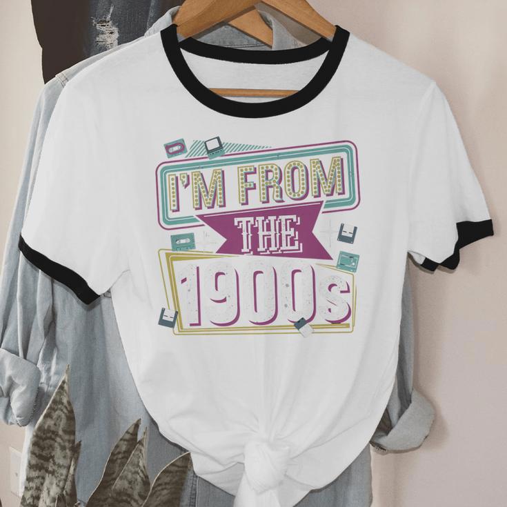 I'm From The 1900s Premium Unisex Cotton Ringer T-Shirt