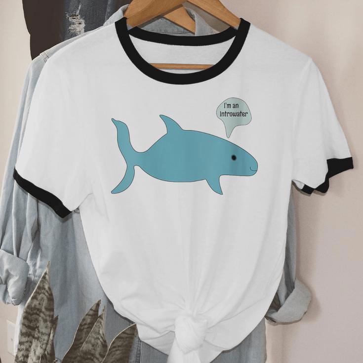 I'm An Introwater Cute Whale I'm An Introvert Unisex Cotton Ringer T-Shirt I'm An Introwater Cute Whale I'm An Introvert Unisex Cotton Ringer T-Shirt