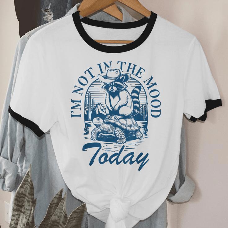 I’m Not In The Mood Today Anti-Social Moody Introvert Humor Unisex Cotton Ringer T-Shirt I’m Not In The Mood Today Anti-Social Moody Introvert Humor Unisex Cotton Ringer T-Shirt