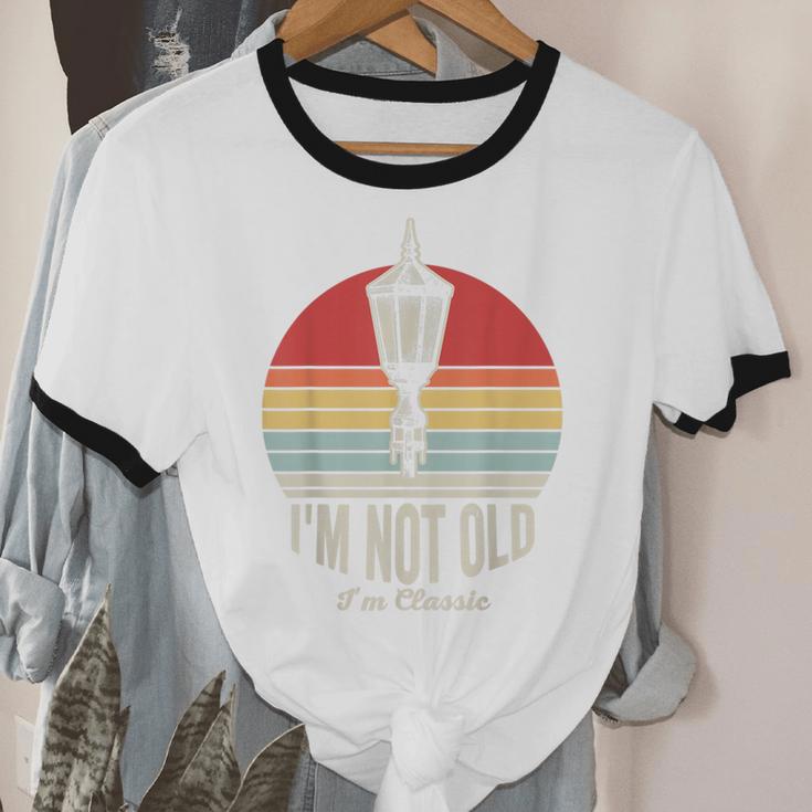 I'm Not Old I'm Classic Retro Nostalgia Unisex Cotton Ringer T-Shirt I'm Not Old I'm Classic Retro Nostalgia Unisex Cotton Ringer T-Shirt