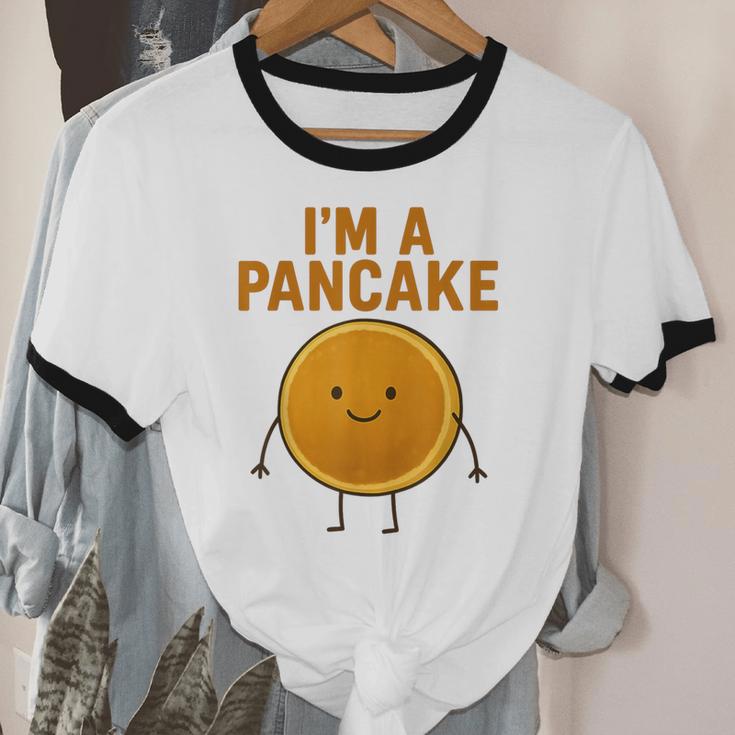 I’m a Pancake Meme For Nostalgia And Sci-Fi Fan Unisex Cotton Ringer T-Shirt
