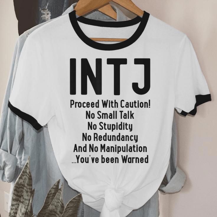 INTJ Rules Architect Personality Type Introvert Unisex Cotton Ringer T-Shirt