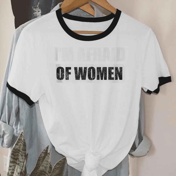 Introvert Anti-Social Shy Teen Joke Sarcastic Unisex Cotton Ringer T-Shirt