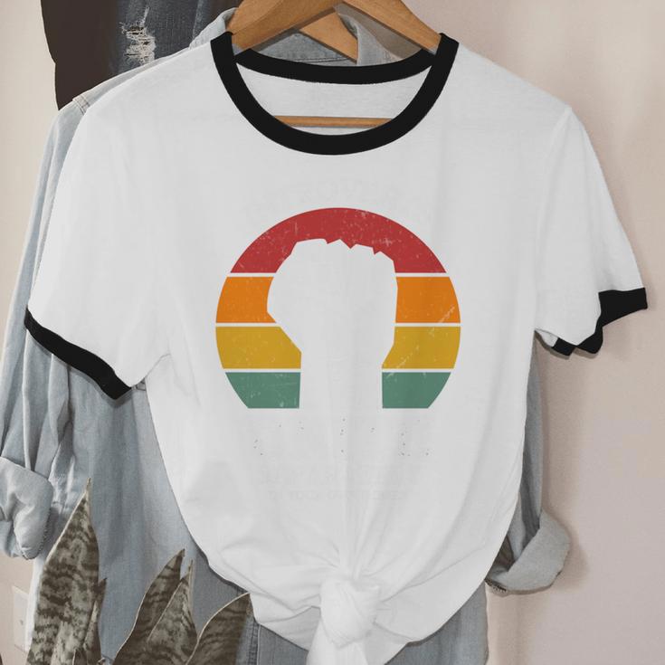 Introvert Antisocial Men Women Kids Boys Girls Unisex Cotton Ringer T-Shirt