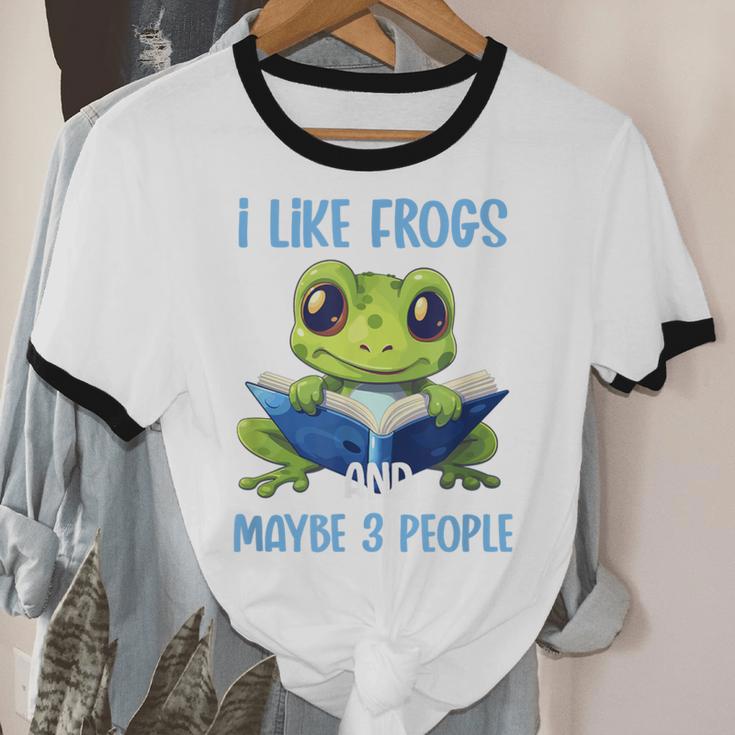 Introvert Herpetologists Amphibian Frog Lover Unisex Cotton Ringer T-Shirt Introvert Herpetologists Amphibian Frog Lover Unisex Cotton Ringer T-Shirt