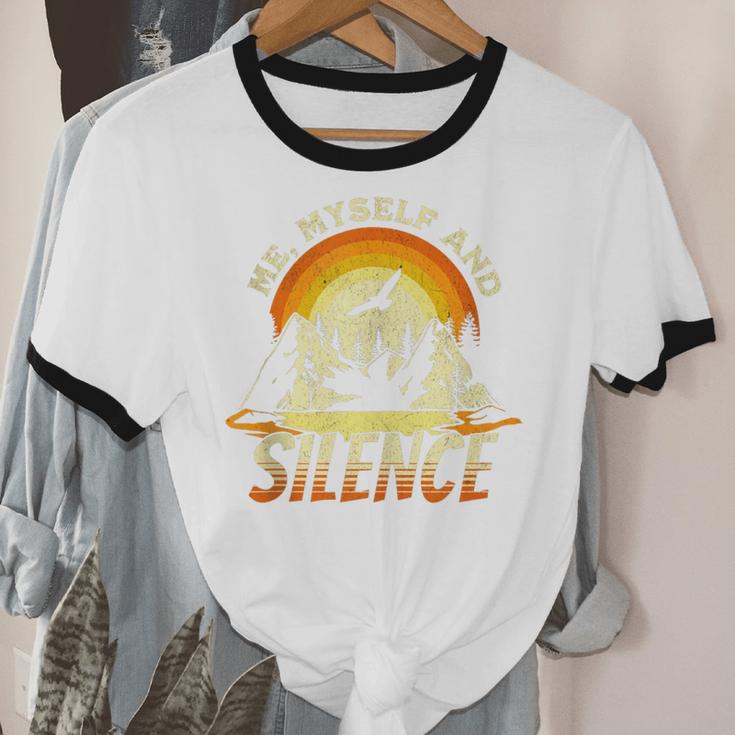 Introvert Relaxation Me Myself And Silence Mountain Vacation Unisex Cotton Ringer T-Shirt Introvert Relaxation Me Myself And Silence Mountain Vacation Unisex Cotton Ringer T-Shirt