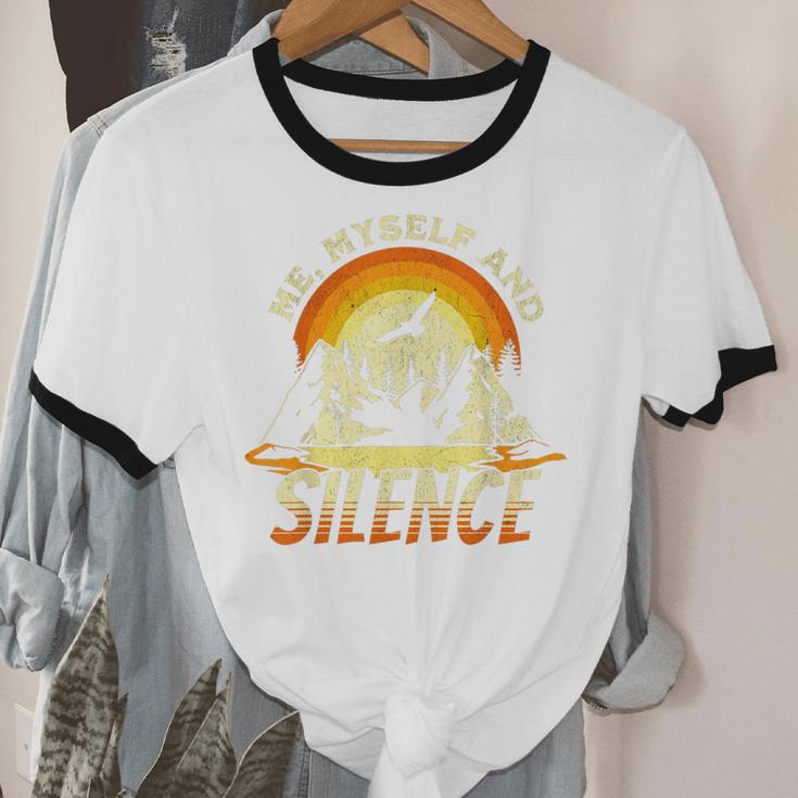 Introvert Relaxation Me Myself And Silence Mountain Vacation Unisex Cotton Ringer T-Shirt Introvert Relaxation Me Myself And Silence Mountain Vacation Unisex Cotton Ringer T-Shirt