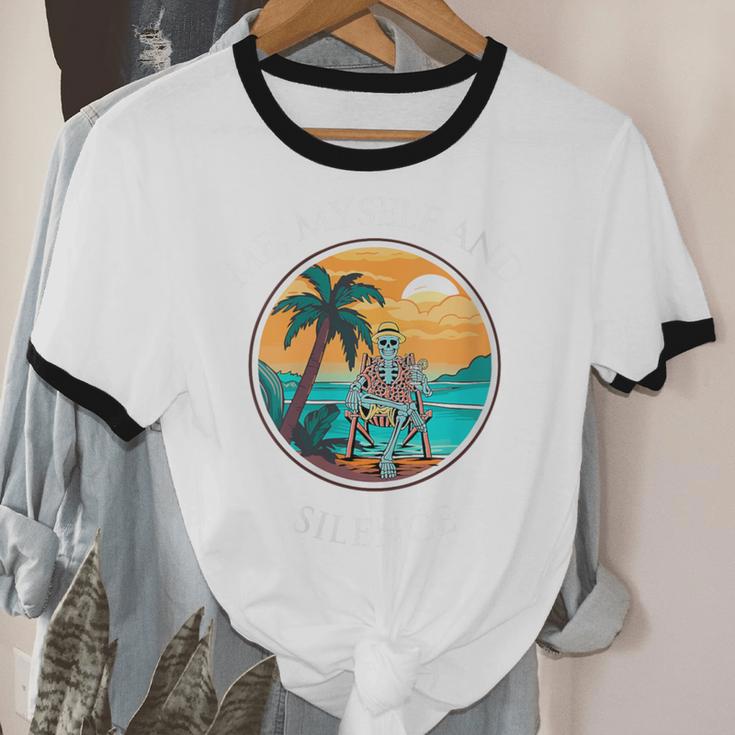 Introvert Relaxation Me Myself And Silence Summer Vacation Unisex Cotton Ringer T-Shirt Introvert Relaxation Me Myself And Silence Summer Vacation Unisex Cotton Ringer T-Shirt