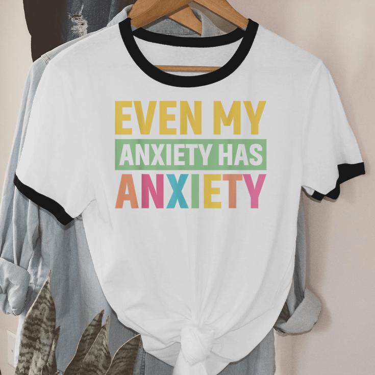 Introverts Anxiety Introvert Antisocial Sarcasm Unisex Cotton Ringer T-Shirt