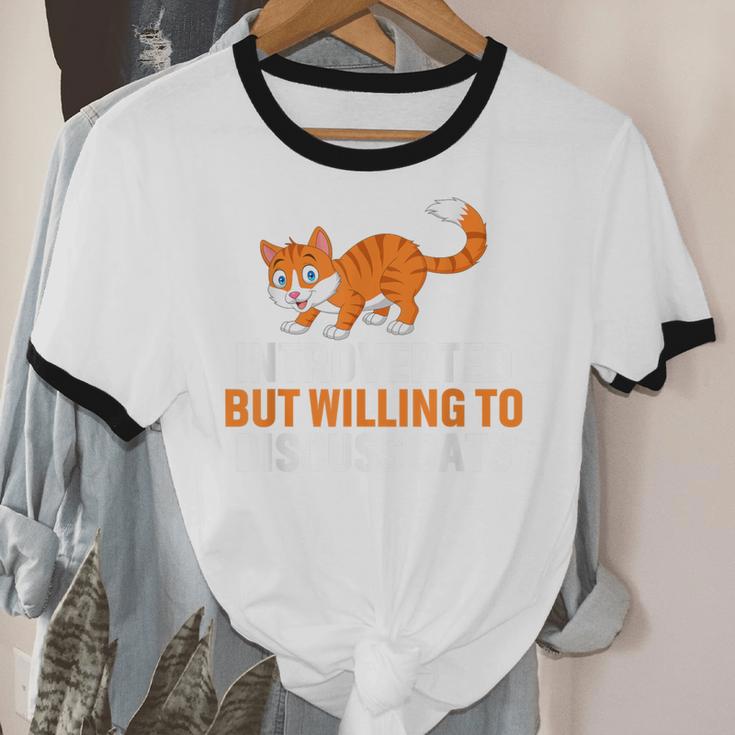 Introverts Cat Lover Introvert Antisocial Cats Anti Social Unisex Cotton Ringer T-Shirt Introverts Cat Lover Introvert Antisocial Cats Anti Social Unisex Cotton Ringer T-Shirt