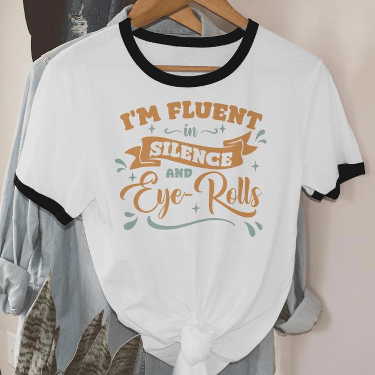 For Introverts For Introverts Premium Unisex Cotton Ringer T-Shirt