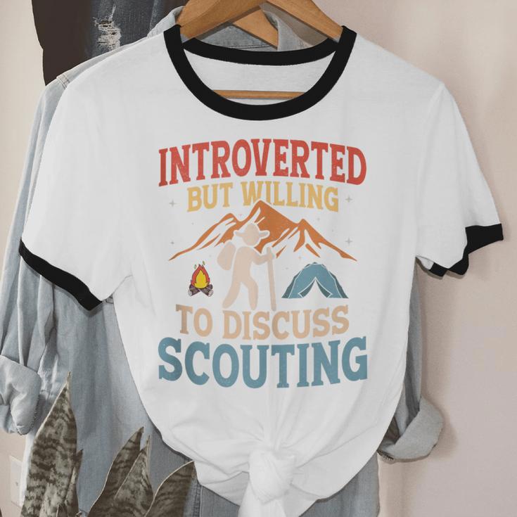 Introvert's Scouting Passion Unisex Cotton Ringer T-Shirt Introvert's Scouting Passion Unisex Cotton Ringer T-Shirt
