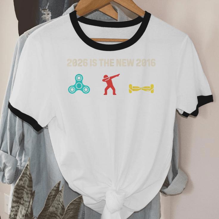 Nostalgia 2026 Is The New 2016 Vibes 2026 Is 2016 Unisex Cotton Ringer T-Shirt