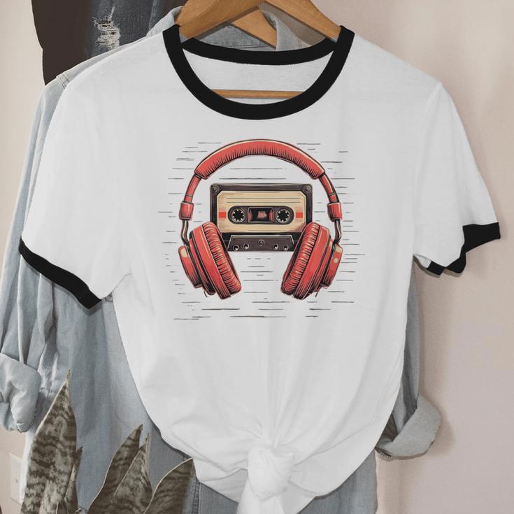 Nostalgia Cassette Men Women 80s 90s Retro Mixtape Tape Unisex Cotton Ringer T-Shirt Nostalgia Cassette Men Women 80s 90s Retro Mixtape Tape Unisex Cotton Ringer T-Shirt