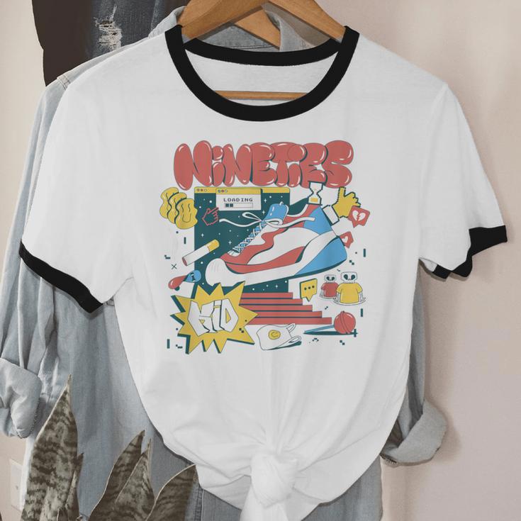 Nostalgia Gen X 90s Nineties Things Unisex Cotton Ringer T-Shirt Nostalgia Gen X 90s Nineties Things Unisex Cotton Ringer T-Shirt