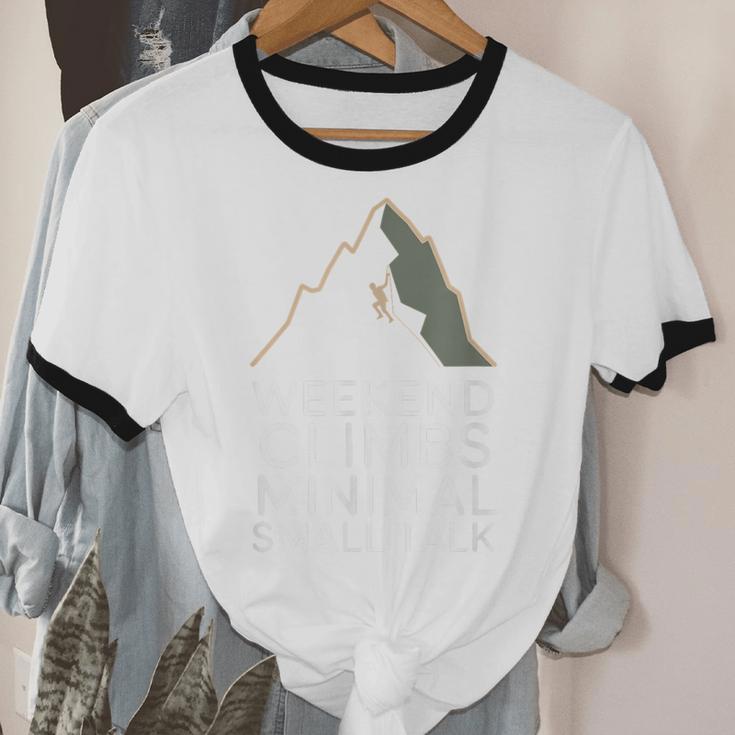 Outdoor Introvert Vibes Weekend Climber Unisex Cotton Ringer T-Shirt Outdoor Introvert Vibes Weekend Climber Unisex Cotton Ringer T-Shirt