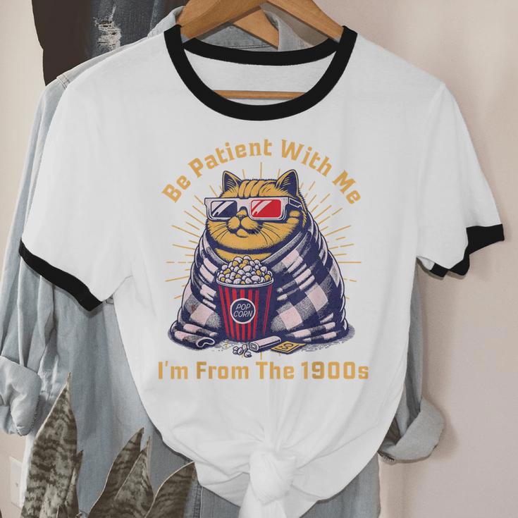 Be Patient I'm From The 1900s 1980s Gen X Millenial Unisex Cotton Ringer T-Shirt