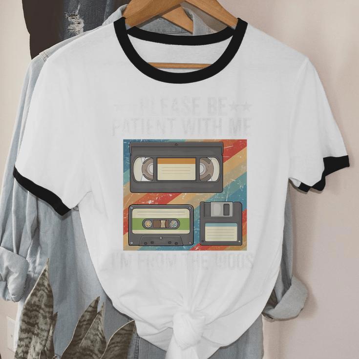 Be Patient With Me I'm From The 1900s Premium Unisex Cotton Ringer T-Shirt