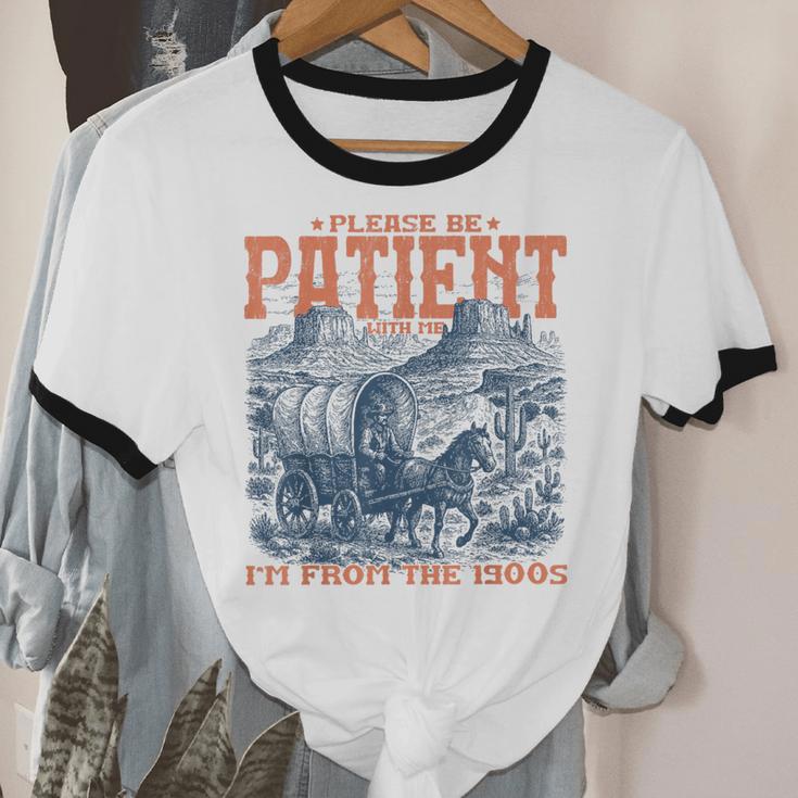 Please Be Patient With Me I'm From The 1900s Birthday Unisex Cotton Ringer T-Shirt Please Be Patient With Me I'm From The 1900s Birthday Unisex Cotton Ringer T-Shirt