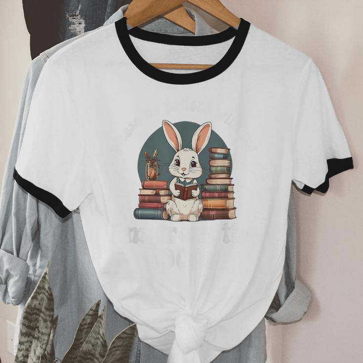 Please Be Patient With Me I'm From The 1900s Bunny 90s Unisex Cotton Ringer T-Shirt