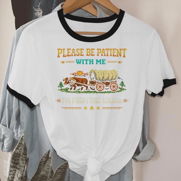 Please Be Patient With Me I'm From The 1900s Classic Game Unisex Cotton Ringer T-Shirt