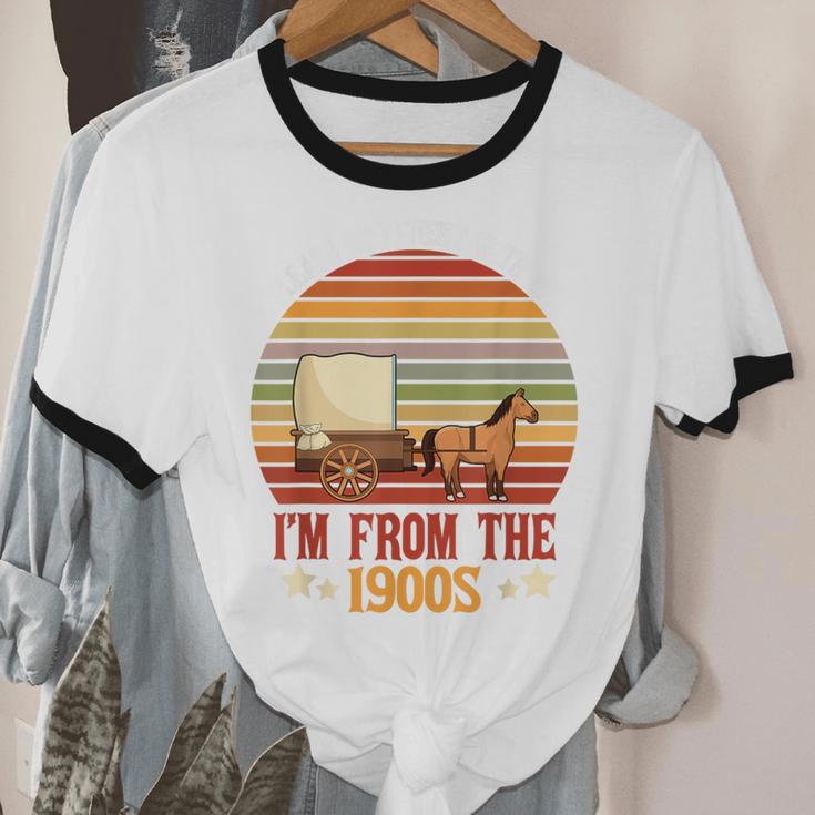 Please Be Patient With Me I'm From The 1900s Cool Dad Unisex Cotton Ringer T-Shirt Please Be Patient With Me I'm From The 1900s Cool Dad Unisex Cotton Ringer T-Shirt