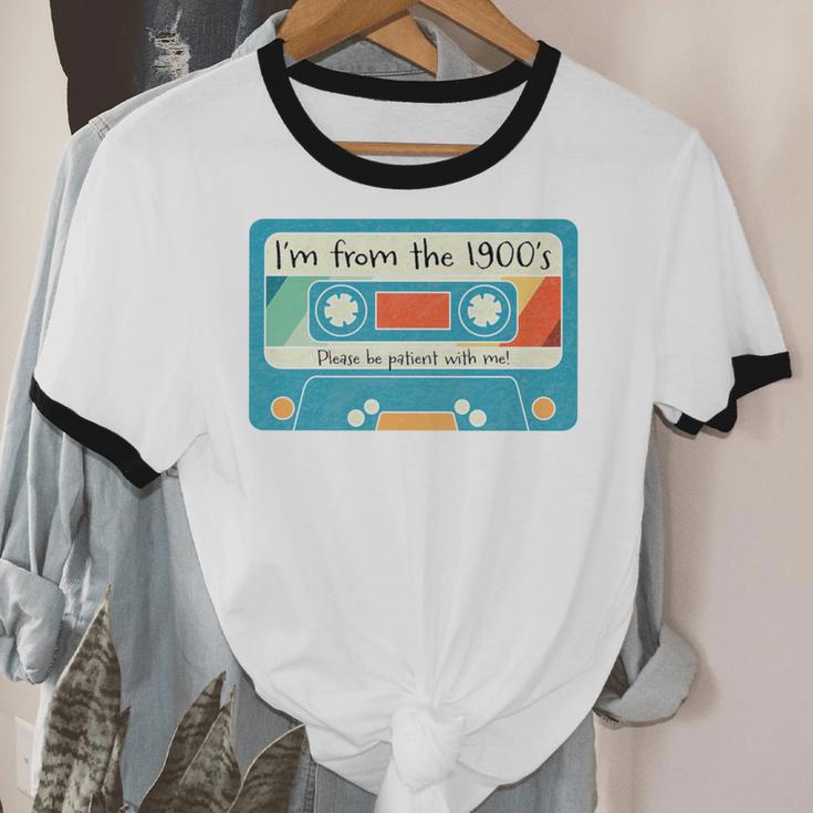 Please Be Patient With Me I'm From The 1900s Dad Premium Unisex Cotton Ringer T-Shirt Please Be Patient With Me I'm From The 1900s Dad Premium Unisex Cotton Ringer T-Shirt