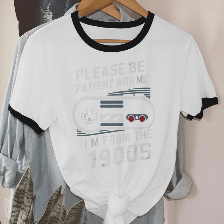 Please Be Patient I'm From The 1900s Father's Day Premium Unisex Cotton Ringer T-Shirt Please Be Patient I'm From The 1900s Father's Day Premium Unisex Cotton Ringer T-Shirt
