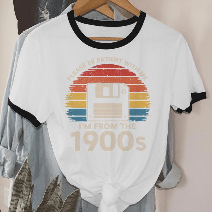 Please Be Patient With Me I'm From The 1900s Floppy Disk Premium Tri-Blend Unisex Cotton Ringer T-Shirt Please Be Patient With Me I'm From The 1900s Floppy Disk Premium Tri-Blend Unisex Cotton Ringer T-Shirt