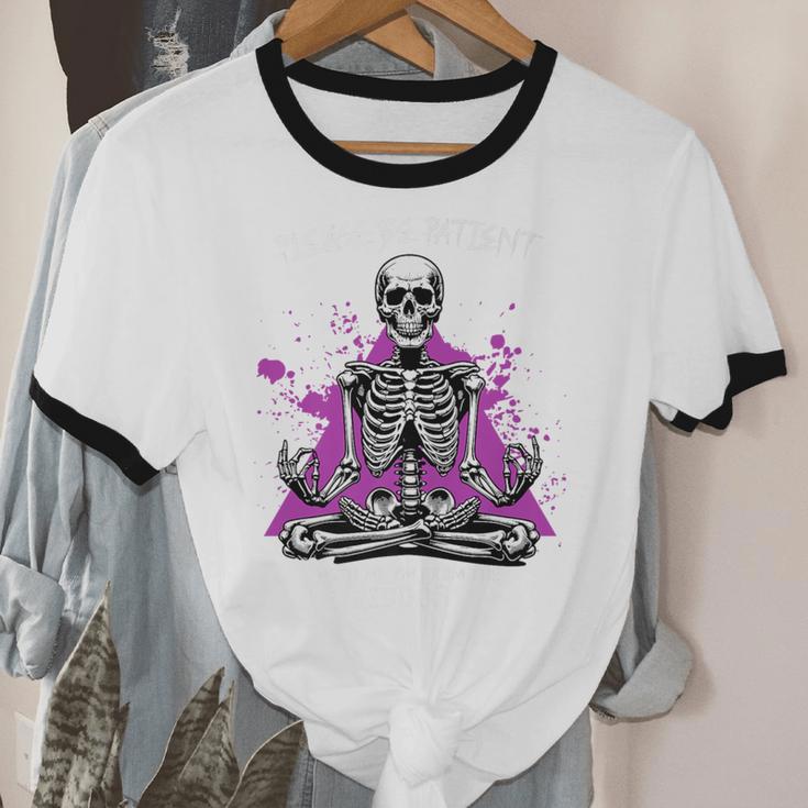 Please Be Patient With Me I'm From The 1900s Humor Premium Unisex Cotton Ringer T-Shirt