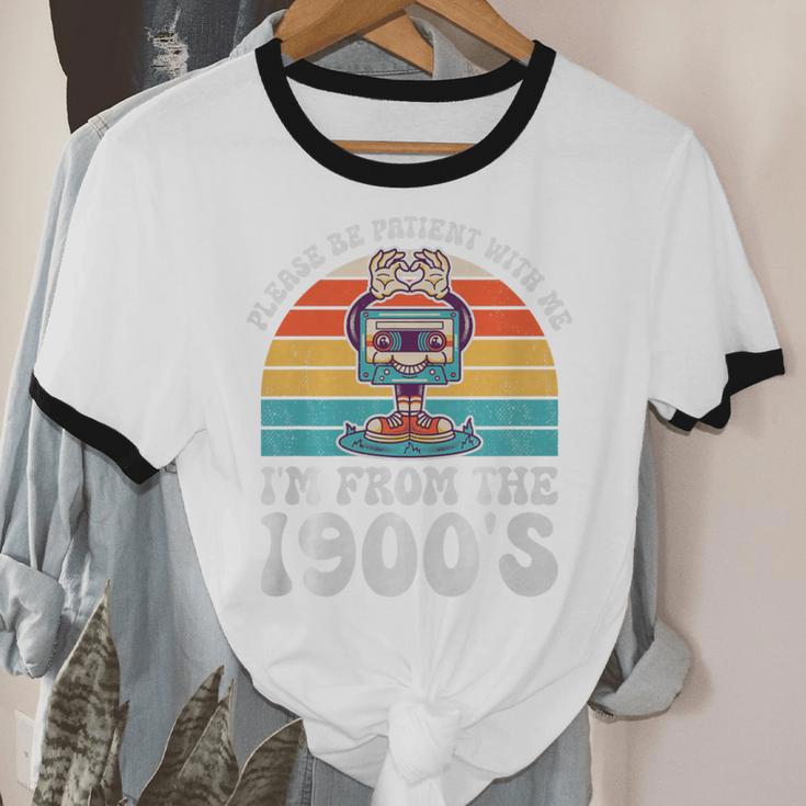 Please Be Patient With Me I'm From The 1900s Kawaii Premium Tri-Blend Unisex Cotton Ringer T-Shirt Please Be Patient With Me I'm From The 1900s Kawaii Premium Tri-Blend Unisex Cotton Ringer T-Shirt