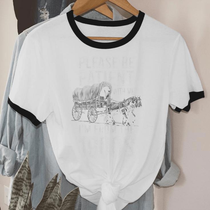 Please Be Patient With Me I'm From The 1900s Middle Aged Unisex Cotton Ringer T-Shirt