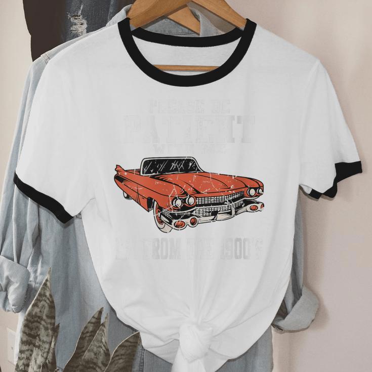 Please Be Patient With Me I'm From The 1900s Old Vintage Unisex Cotton Ringer T-Shirt