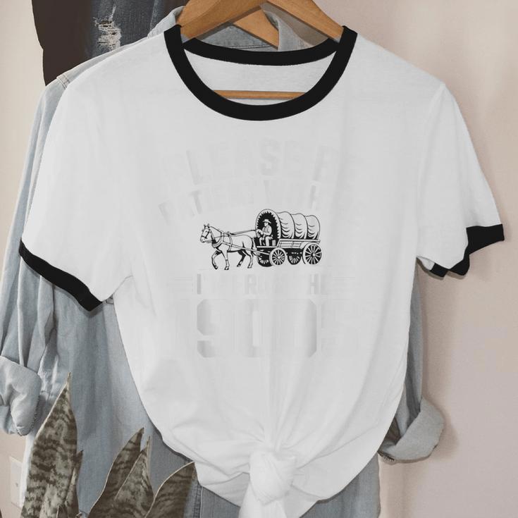 Please Be Patient With My I'm From The 1900s Retirement Unisex Cotton Ringer T-Shirt