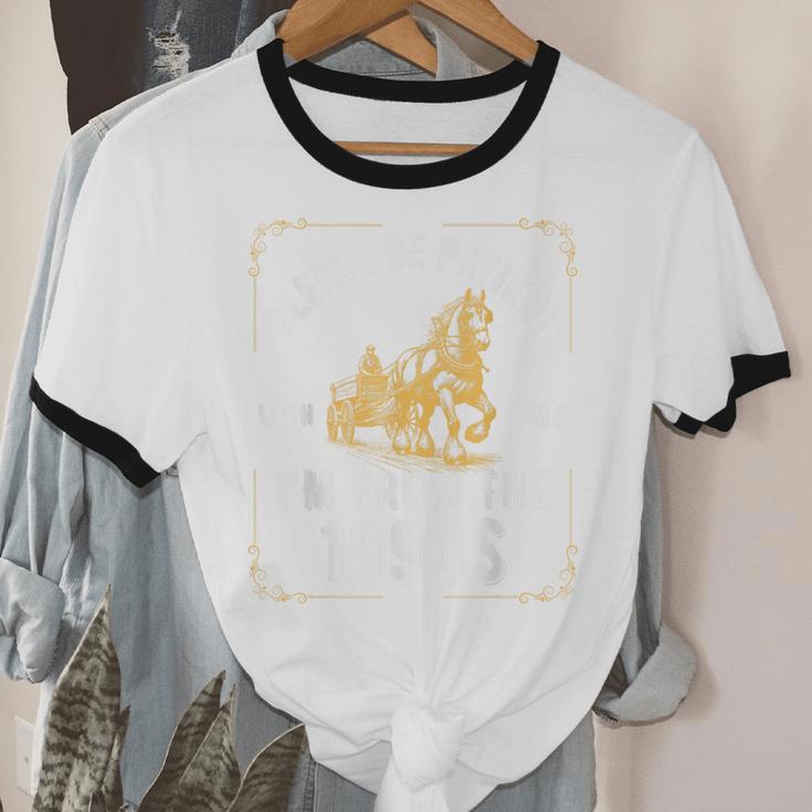 Please Be Patient I'm From The 1900s Saying Unisex Cotton Ringer T-Shirt Please Be Patient I'm From The 1900s Saying Unisex Cotton Ringer T-Shirt