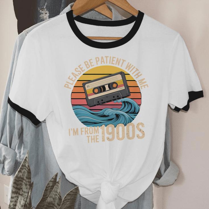 Please Be Patient With Me I'm From The 1900s Vintage Humor Premium Tri-Blend Unisex Cotton Ringer T-Shirt Please Be Patient With Me I'm From The 1900s Vintage Humor Premium Tri-Blend Unisex Cotton Ringer T-Shirt