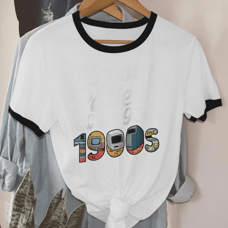 Please Be Patient I'm From The 1900s Vintage Tech Graphic Raglan Baseball Tee Unisex Cotton Ringer T-Shirt Please Be Patient I'm From The 1900s Vintage Tech Graphic Raglan Baseball Tee Unisex Cotton Ringer T-Shirt