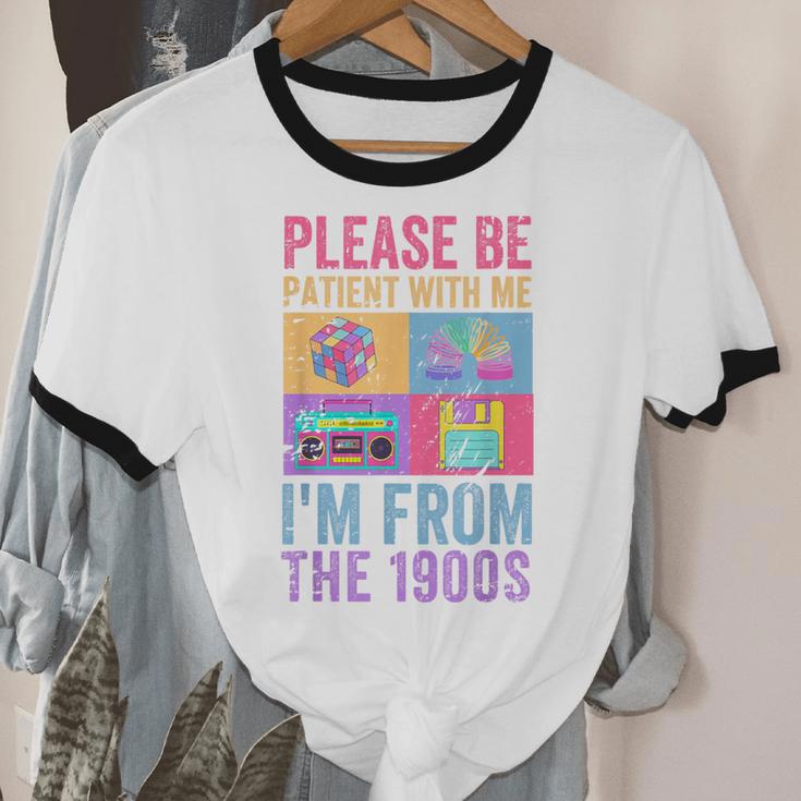 Please Be Patient With Me I'm From The 1900s Vintage 1900s Unisex Cotton Ringer T-Shirt Please Be Patient With Me I'm From The 1900s Vintage 1900s Unisex Cotton Ringer T-Shirt